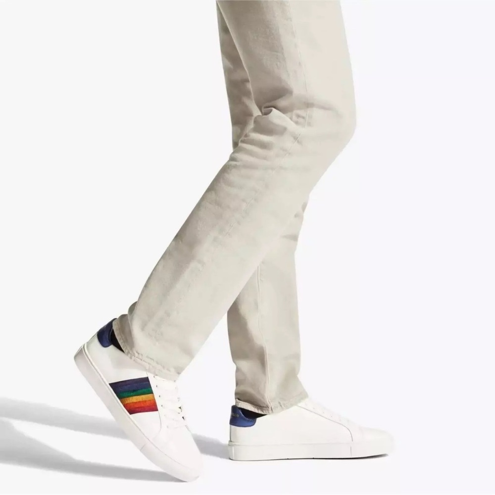 NWOB KURT GEIGER LONDON MENS SUNSET LENNON  Sneakers Size 41.5 White